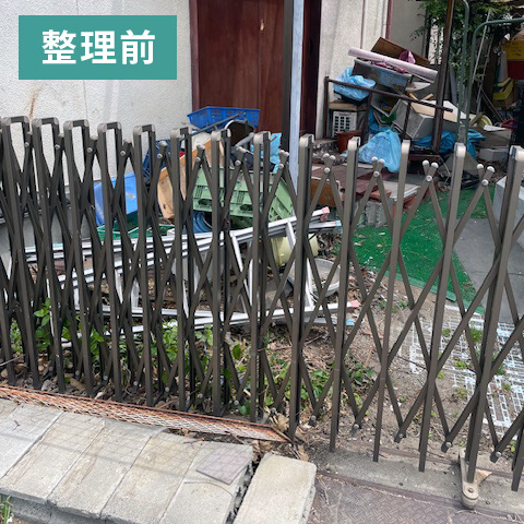 住宅外回り片付け